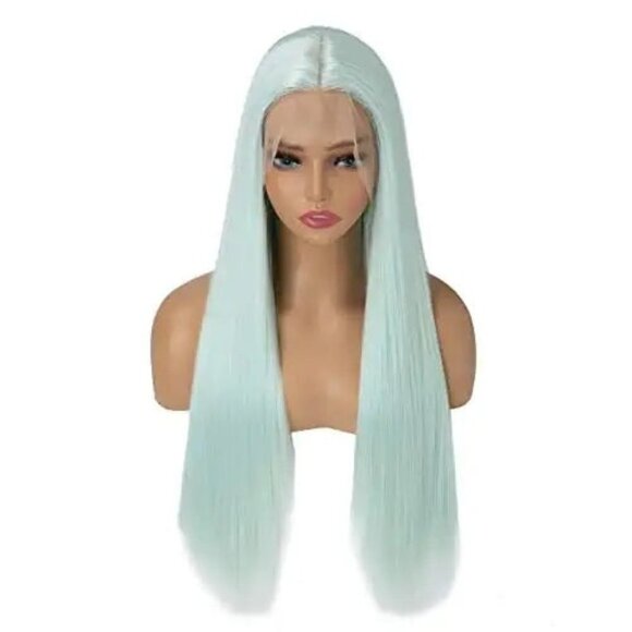 Mint Green Lace Front Wig